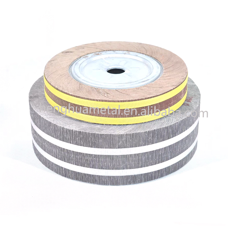 Rueda de aleta de ranura recta