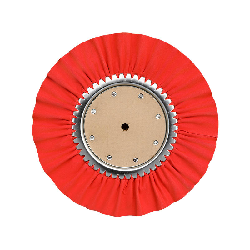 Rueda de tela endurecida roja para ferretería