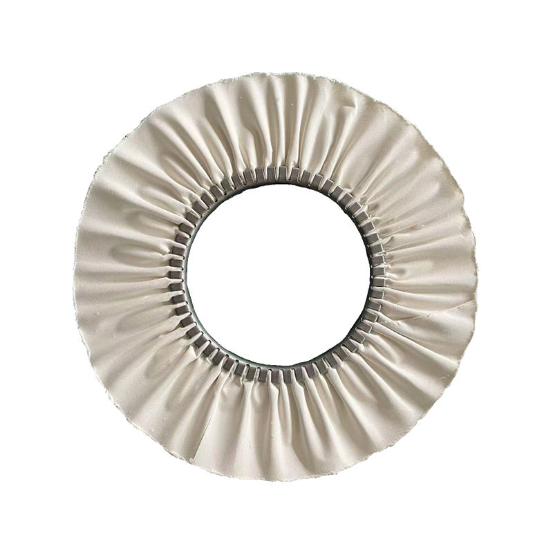 Rueda pulidora de tela suave para acero inoxidable